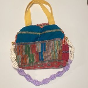 Free people Tricia Fix Day Tripper Embroidered Patchwork Boho Tote